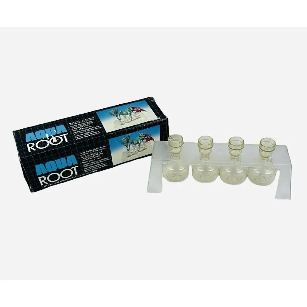 RARE Vintage Aqua Root Acrylic Propagation System Linney Products England Grow